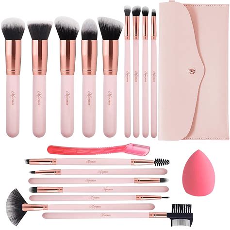 Buy MAYCREATE Makeup Brush Set 16pcs Premium Synthetic for Foundation ...