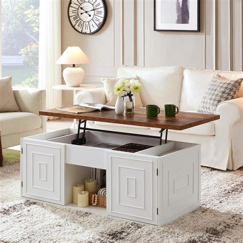 Coffee Lift Table With Storage