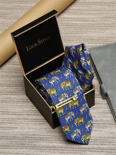 Buy Dodger Blue Luxury Italian Silk Necktie Set With Pocket Square ...
