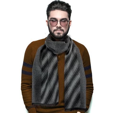 Men's Wool Cashmere Scarf at Pearline Beard blog