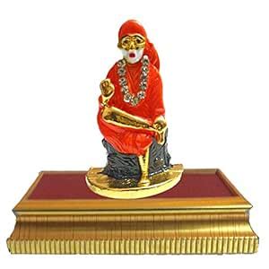Vintan Gold Plated Religious God Shirdi sai Baba Figurine/Lord Sai Nath ...