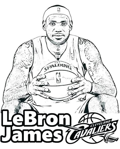 Basketball Coloring Pages Nba Players at GetColorings.com | Free ...