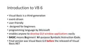 Image result for VB6 Syntax