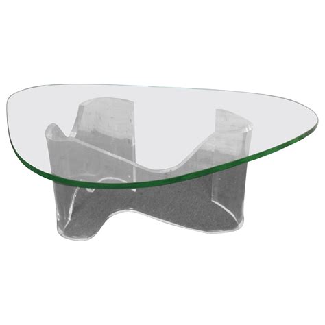 Lucite and Glass Coffee Table For Sale at 1stDibs | lucite and glass ...