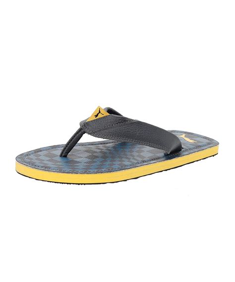 Buy Puma Mens Ketava Pro Ebony-Deep Dive-Mustard Seed Slipper - 7 UK ...