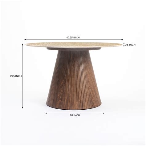 Buy Monarch Round 4 Seater Dining Table Online