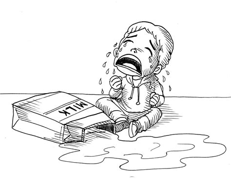 Idiom Cry Over Spilled Milk