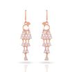 Meira Jewellery CZ Studded Peacock Earring for Women & Girls