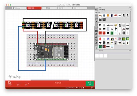 Fritzing Arduino Simulation 的图像结果