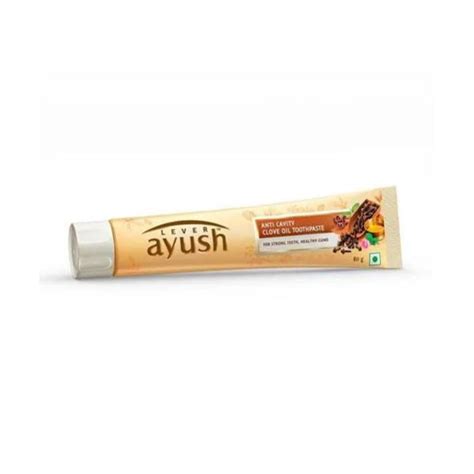 Lever Ayush Anti-Cavity Natural Ayurvedic Clove Oil Toothpaste, 80 g in ...