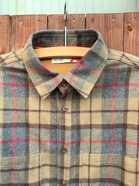 A℃TS / SHAGGY CHECK SHIRT / BEG | thehunt