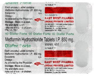 Diafer Forte Tablet 10: Uses, Side Effects, Price & Substitutes
