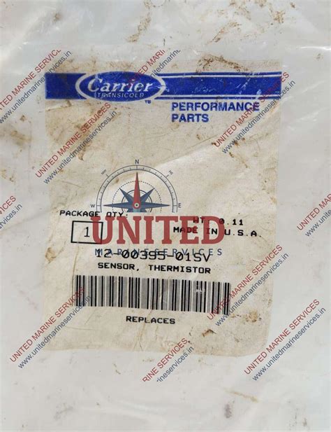 CARRIER 12-00395-01SV THERMISTOR SENSOR | United Marine Services