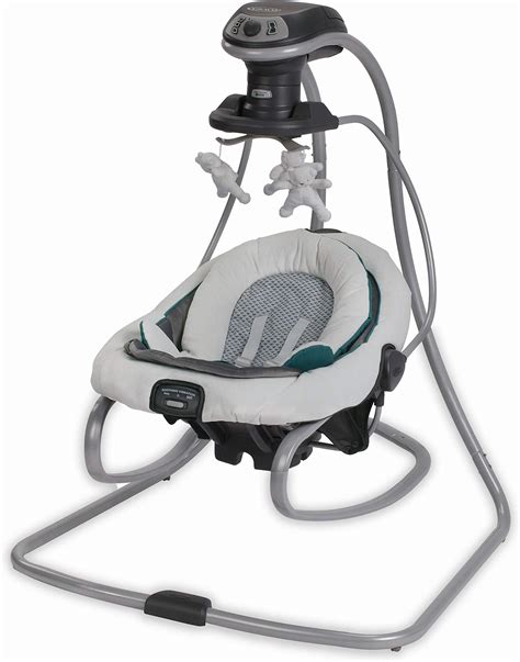 Amazon.com : Graco DuetConnect LX (Seat & Bouncer, Manor) : Baby