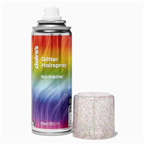 Rainbow Glitter Color Hairspray | Claire's