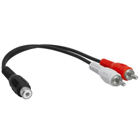 Buy Cmple - Y Splitters Splitter/2 RCA Plugs to 1 RCA Jack AD Online at ...