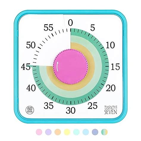 Countdown Timer | TWENTY5 SEVEN 7.5 Inch Visual Timer | Mechanical ...