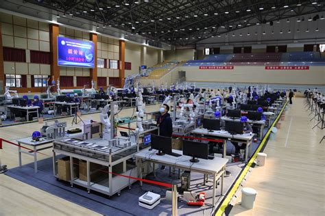 2021年江苏省工业机器人技术应用技能大赛实践技能竞赛顺利进行-机器人大赛专题网站