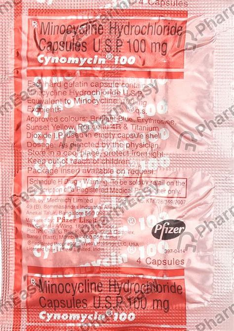Cynomycin 100 Capsule: Uses, Side-effects, Price, Dosage & More Info ...