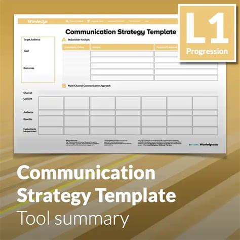 Communication Strategy Template Examples 的图像结果