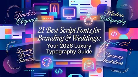 21 Best Script Fonts for Branding & Weddings: Your 2026 Luxury ...