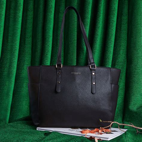 Buy Black Venus Laptop Winged Tote Bag Online - Accessorize India