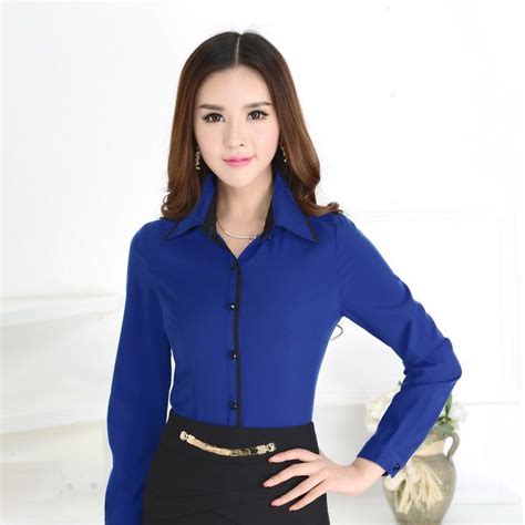 Buy camisas azules mujer - In stock