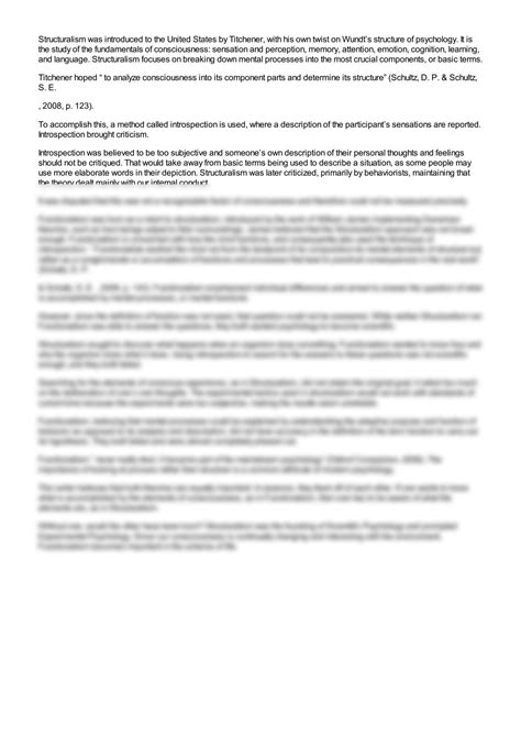 SOLUTION: Structuralism vs functionalism 2 - Studypool