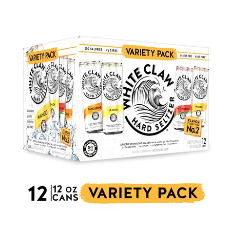 White Claw Hard Seltzer Variety Pack No.2 12pk – Walmart Inventory ...