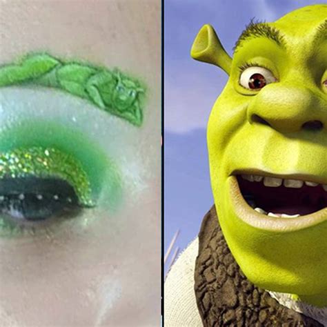 Rezultat imagine pentru Shrek Makeup Tutorial
