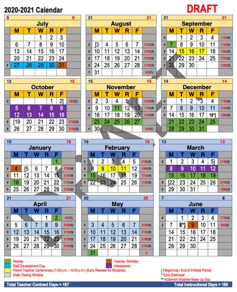 Yisd Calendar 23-24 - Printable Word Searches