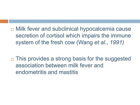 Etiopathogenesis, therapy, prevention and control of milk fever in ...
