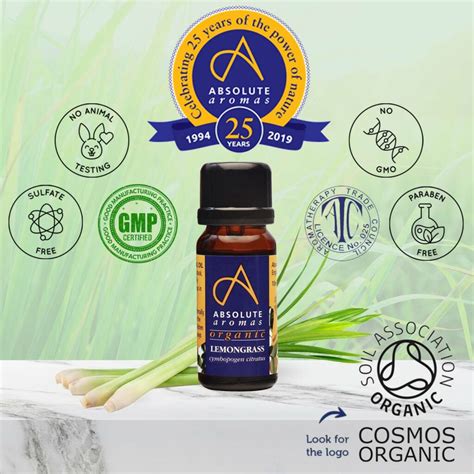 Organic Lemongrass Essential Oil | Aromas Lemongrass Oil