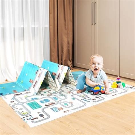 Buy Kidsmate Baby Town Play Mat for Babies | Extra Large Reversible Mat ...