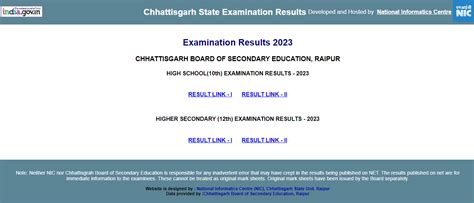 CGBSE 12th Result 2023: results.cg.nic.in पर चेक करें, विधि भोसले समेत ...