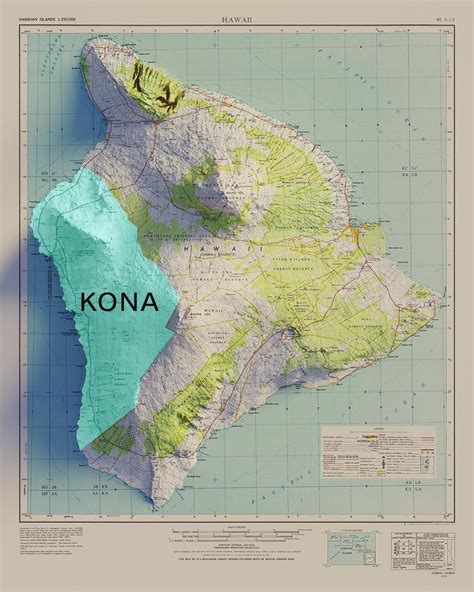 Kona Attraction Map