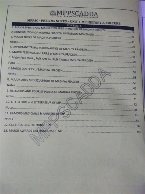 Image result for MPPSC Notes