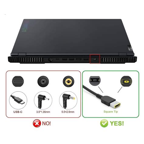 Buy Laptop Adapter compatible for LENOVO (135W 6.75A 20V) Slim Tip ...