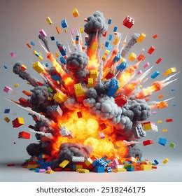 Image result for LEGO Explosion Tutorial