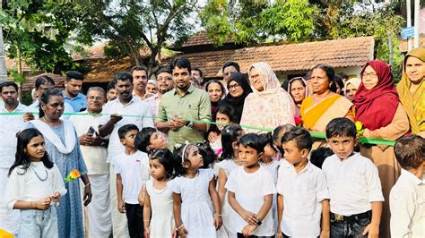 The first smart Anganwadi in Parappanangadi municipality was dedicated ...