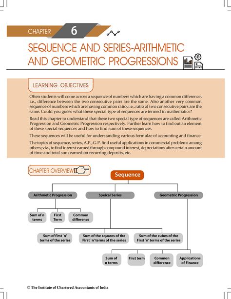 Arithmetic sequence and geometric progressive - SEQUENCE AND SERIES ...