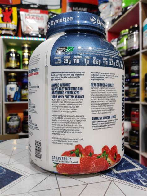 Dymatize Nutrition ISO 100 Whey Protein Isolate Powder - 2.26 kg, 76 ...