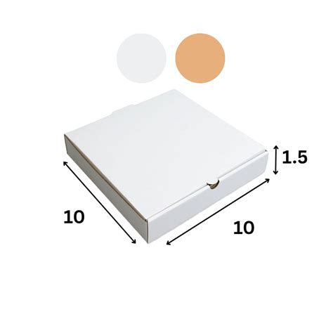 Buy 10x10x1.5 white Pizza Boxes Online | Best Price in India - Packbox