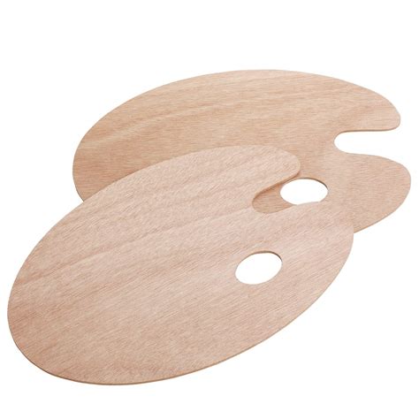 Mr. Pen- Wooden Paint Palette, 2 Pack, Artist Palette, Painting Palette, Oil Paint Palette, Wood ...