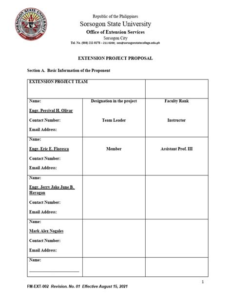 Image result for EOS Project Form