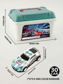 30pcs Alloy Toy Cars, Random Color And Design,Race Car Track,Boys ...