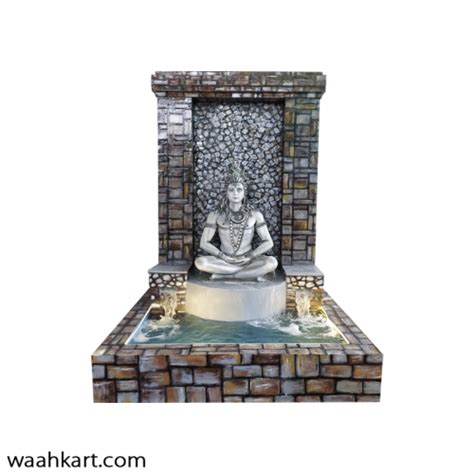 Buy Beautiful Diya Water Fountain With Lord Shiva online at waahkart.com