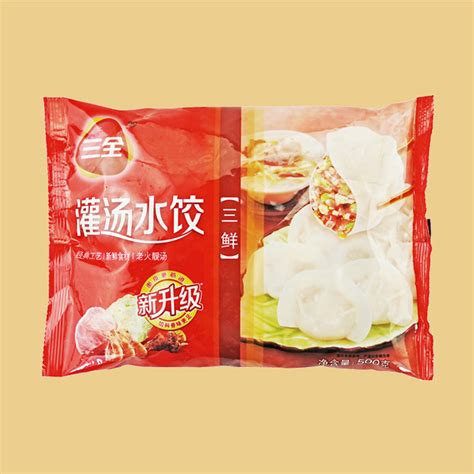 三全简装香菇水饺（500g/包） 湖南-食品商务网