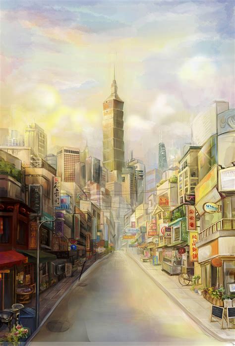 台湾街景|插画|创作习作|玛丽苏二狗 - 原创作品 - 站酷 (ZCOOL)
