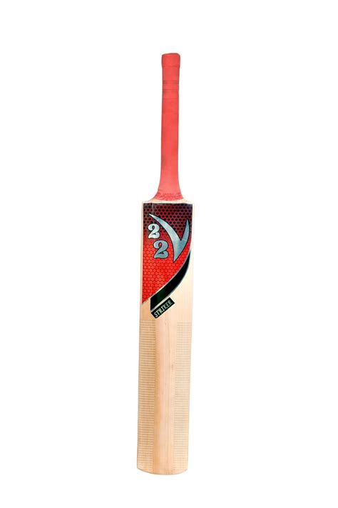 V22 Striker Half Tape Kashmir Willow Cricket Bat, Senior Long Handle ...